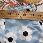 Love + Harmony  size medium baby blue Floral mini Skirt side zipper not lined new Photo 3