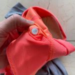 Lululemon Neon Orange Gray Bralette Tank Sz 10 Photo 4