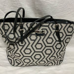 Nine West  Black and Silver Tote Bag Photo 0