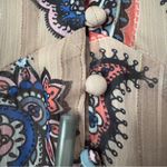 Marée Pour Toi Paisley Print Button Down Slit Front Maxi Dress Sparkle Accent 20 Pink Size undefined Photo 12