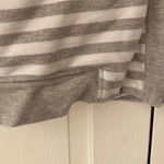 Chico's Size 3 Zenergy Striped Knit Jacket Gray White Zip Cardigan Chico’s XL Photo 3