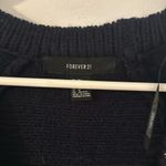 Blue red and white knit cardigan forever 21 Size M Photo 2