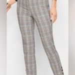 Talbots Chatham Button Hem Ankle MacIntosh Plaid Straight Leg Officecore Pants Photo 1