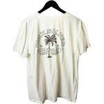 Urban Outfitters Quiksilver T Shirt Surf Palm Tree Double Sided Graphic Tee Short Sleeve L Photo 2