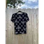 Jaclyn Smith Vintage Womens Blouse Slinky Knit No Iron Travel Size Small Black Photo 4