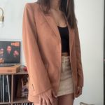 Western Blazer Ranchwear Style‎ Notch Lapel Cowboy Jacket Brown Size L Photo 2