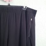 Eileen Fisher  Black Stretch Tencel Fleece Pant Photo 2