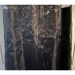 Metaphor Black Shiny Crepe Organza Full Formal Lined Maxi Skirt By  Size 8 NWT Photo 2