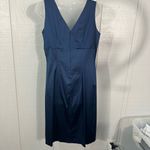 Donna Ricco   Women’s Dark Blue Sleeveless dress Size 12 EUC Photo 5