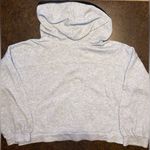 Lucky Brand Oversized, Cropped Hoodie Sweatshirt with black trim - size medium Photo 4