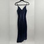 All Saints Amos Asymmetric Satin Slip Dress Photo 3