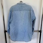 Gap Vintage  Denim Western Bow Shirt Button Down Coastal Cowgirl Dainty Large Photo 6