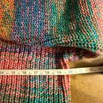 Gap  Womens Shaker Stitch Knit Pocket Sweater Rainbow Multi Color Kidcore M Photo 5