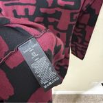 Sweaty Betty NWT  Black Long Sleeve Jersey Knit Graphic Sweater Midi Dress Size 8 Photo 5