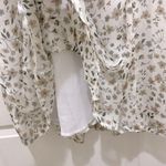 Paper Closet White Floral Plunging V Photo 6
