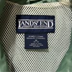 Lands' End Women's Wind Breaker Rain Jacket Hooded Green Size Medium 10 Photo 4