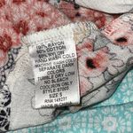 Kori  Colorful Patchwork Blouse with Lace Detail Photo 5