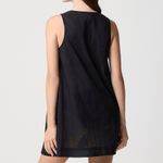 J.Crew  Black Tie Front Beach Cover Up Dress Size XXS Photo 2