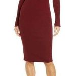 Katie May NEW NWT  Surrender Draped Back Dress In Bordeaux Photo 0
