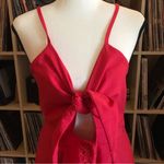 Ecowish Elegant Red Midi Dress Photo 2