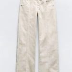 ZARA NWOT ZW HIGH RISE DOUBLE WAIST SLIM JEANS BLOGGERS FAV CARGO Photo 6