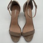 Madden Girl Beella Faux Suede Chunky Block Heel Dress Sandal Blush Fabric Sz 10 Photo 8