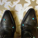 Valentino Garavani  Star studded black leather booties 38.5 Photo 1