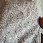 Animo Solei Made In Italy Mauve Beige Equestrian Long Sleeve V Neck Sweater Photo 4