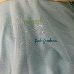 Fresh Produce  Womens Blue Full Zip Hooded Track Long Sleeve Jacket Photo 2