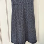 Toad & Co cue wrap cafe dress size small faux wrap in blue outdoors comfort Photo 5