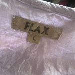 Flax  Linen Dress Womens Long Comfy Beach Size Large Lavender Purple Photo 6