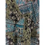 Notations  Petite Stretch Midi Skirt PM Multicolor Floral Paisley Pattern Rayon P Photo 3