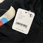 FP Beach NWT Free People  Black Strapless Mini Dress Cover Up Womens Size L Photo 4