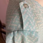 Candie's  Teal Sheer V-Neck Blouse Size L Photo 4