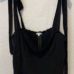 Reformation  Blanca Smocked Tie Shoulder Tank Size 12 Photo 0