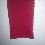 Beautiful M Queen Gold Pearls Adorned Maroon Lounge Outfit 2 Piece Set Red Size M Photo 1