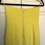 Bardot  Yellow Strapless Eleni Midi Dress Size US 8 Photo 7