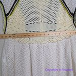 Free People New! Small Kelly Crochet Maxi Top Dress Swim Suit Cover Up, size XS Photo 13