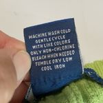 Karen Scott  green cable knit V neck button‎ sweater Photo 2