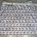 Coral Bay Golf Skort Sz M – Cute Dog Print Activewear Skirt with Shorts White Size M Photo 1