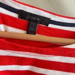 J.Crew  Striped T Shirt Dress 3/4 Sleeve Shift Red‎ & White Knit Womens Size XS Photo 4