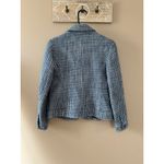 Talbots  Blue Tweed Wool Blend Women's Petite Blazer Suit Jacket Photo 1