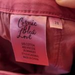 Cosmic Blue Love Pink Jeans Size 28 Photo 3
