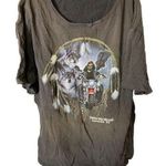 Americas Oldest Bike Rally Women's Size XL Vintage Laconia 1997 T Shirt Grey Photo 0