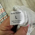 Roller Rabbit  Bands Weave Pajama PJ Set in Woodland Animals Size Large Photo 4