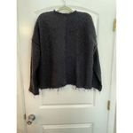 Free People  Jacket Small Black Fringe Whimsygoth Festival Club Witchcore Photo 4