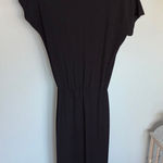 Lumière Cinched Waist Dress Black Photo 0