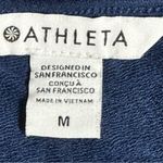 Athleta  Women’s Blue Long Sleeve Sunrise V-Neck Sweatshirt Photo 9