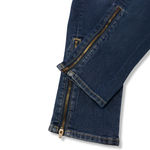 Jeans Size 28R Gap Premium Super Skinny Ankle Zip Women's Blue Denim Pants Low Rise Photo 4