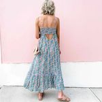 Free People Molly Jo Blue Midi Dress M Photo 2